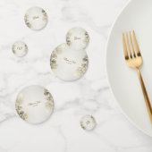 Party Waterverf Golden Eucalyptus Foliage Shiny Confetti (Groep)