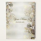 Party Waterverf Golden Eucalyptus Foliage Shiny Planner (Achterkant)
