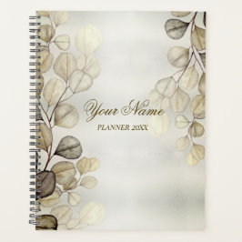 Party Waterverf Golden Eucalyptus Foliage Shiny Planner