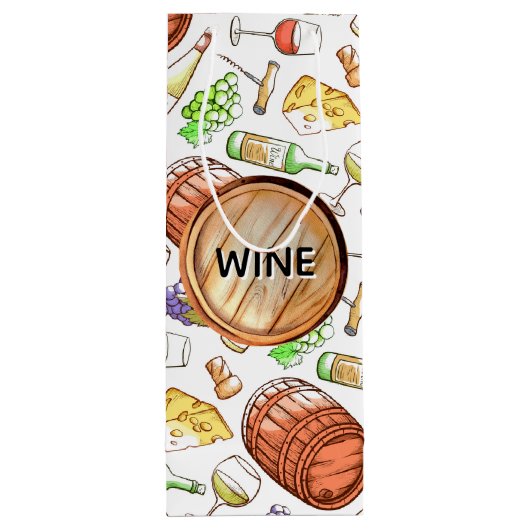 Party  wijn cadeautas (Achterkant)