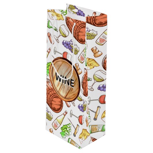Party wijn cadeautas (Voorkant Gekanteld)