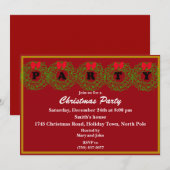 Party Wreath Party Uitnodigingen (Voorkant / Achterkant)