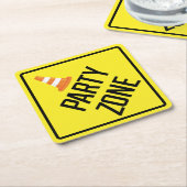 Party Zone Paper Onderzetter (Schuin)