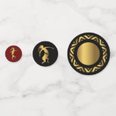 Party Zuidwest Gold Kokopelli Confetti (Achterkanten)