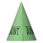 Partyhat - Happiness is Being An Aunt Feesthoedjes (Achterkant)