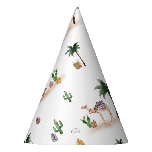 Partyhütchen Wüsten Kamele Feesthoedjes (Links)