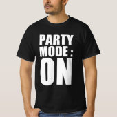 Partymodus: aan t-shirt (Voorkant)