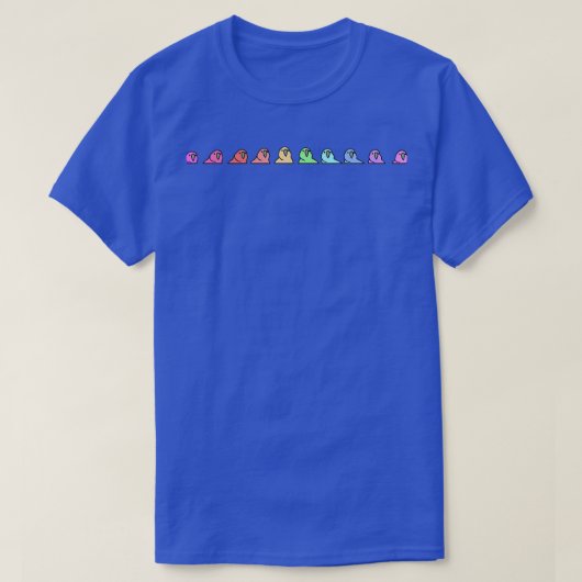 PartyParrot Conga Line T-shirt (Design voorkant)