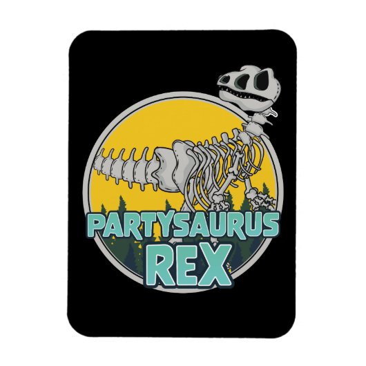 Partysaurus Rex Magneet (Verticaal)
