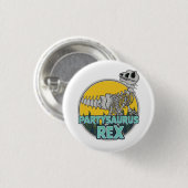 Partysaurus Rex Ronde Button 3,2 Cm (Voorkant /achterkant)