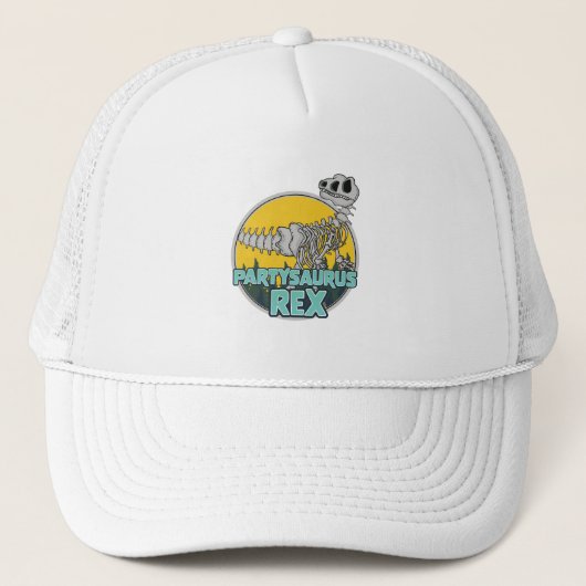 Partysaurus Rex Trucker Pet (Voorkant)