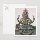 Parvati uit "Voyage aux Indes et a la Chine" door Briefkaart (Voorkant / Achterkant)