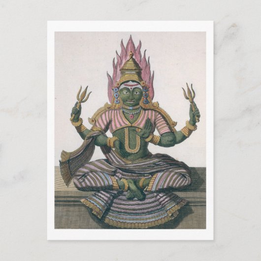 Parvati uit "Voyage aux Indes et a la Chine" door Briefkaart (Voorkant)