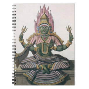 Parvati uit "Voyage aux Indes et a la Chine" door Notitieboek