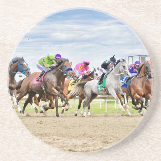 Parx Racing - Pennsylvania Derby Day Zandsteen Onderzetter (Voorkant)