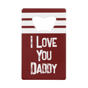 Pas 1 foto aan liefde papa witte bordeaux creditkaart flessenopener