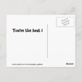 Pas aan Docenten hebben les: Briefkaart (Achterkant)