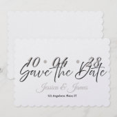 Pas aan  Gepersonaliseerd Bewaar de Datum Save The Date (Voorkant / Achterkant)