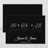 Pas aan  Gepersonaliseerd Bewaar de Datum Save The Date (Voorkant / Achterkant)