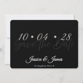 Pas aan  Gepersonaliseerd Bewaar de Datum Save The Date