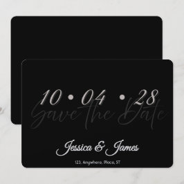 Pas aan Gepersonaliseerd Bewaar de Datum Save The Date