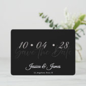 Pas aan  Gepersonaliseerd Bewaar de Datum Save The Date (Staand voorkant)