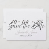Pas aan Gepersonaliseerd Bewaar de Datum Save The Date (Voorkant)