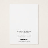 Pas aan met uw Logo die verdient Visitekaartje (Achterkant)