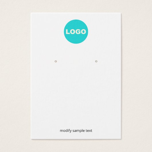 Pas aan met uw Logo die verdient Visitekaartje (Voorkant)