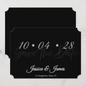 Pas aan Persoonlijke Bewaar de Datum Save The Date (Voorkant / Achterkant)