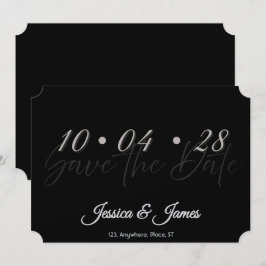 Pas aan Persoonlijke Bewaar de Datum Save The Date