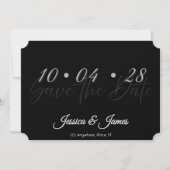 Pas aan Persoonlijke Bewaar de Datum Save The Date (Voorkant)