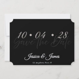 Pas aan  Persoonlijke Bewaar de Datum Save The Date