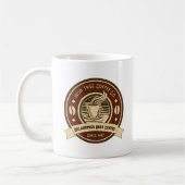 Pas Aangepaste Koffiezaak Rustieke Voorkant aan Koffiemok (Links)