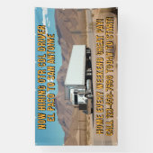 Pas Aannemen OTR CDL Chauffeur Aan Spandoek (Verticaal)