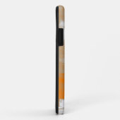 Pas Abstract oranje grijs wit aan Case-Mate iPhone Case (Achterkant/rechts)