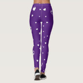 Pas Achtergrond de Witte Leggings van het Hart van (Achterkant)