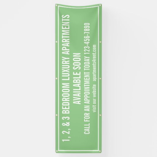 Pas afdelingen voor huur multi-gekleurd medium aan spandoek (Verticaal)