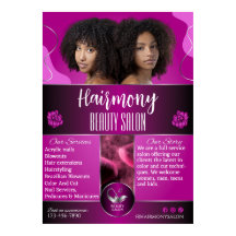 Pas Afro-Amerikaanse Beauty Salon Front aan