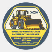 Pas Algemene Aannemersbedrijf aan Ronde Sticker (Voorkant)