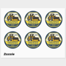 Pas Algemene Aannemersbedrijf aan Ronde Sticker