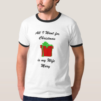 Pas alles aan wat ik voor Kerstmis wil, is mijn vr T-shirt