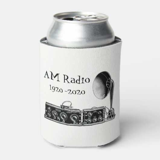 Pas AM RadioOntvanger aan Blikjeskoeler (Blikje Voorkant)