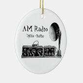 Pas  AM RadioOntvanger aan Keramisch Ornament (Rechts)