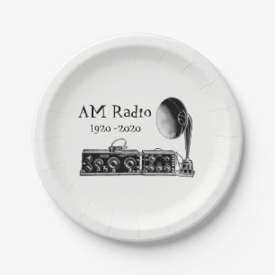 Pas  AM RadioOntvanger aan Papieren Bordje