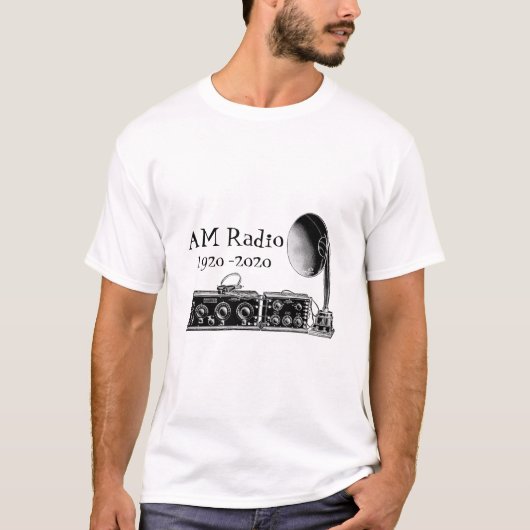 Pas AM RadioOntvanger aan T-shirt (Voorkant)