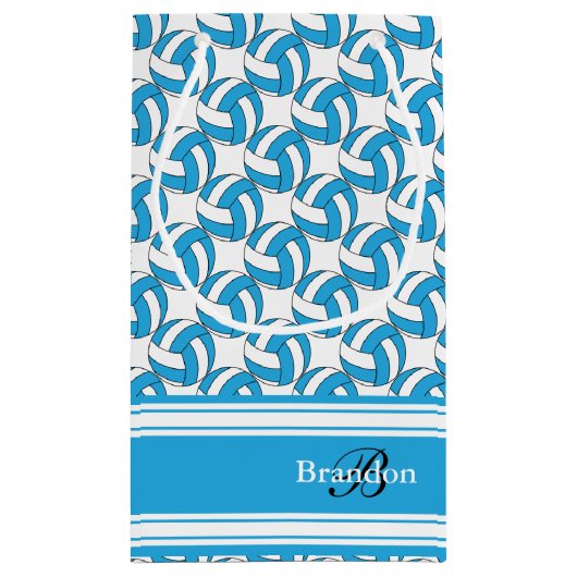 Pas Baby Blue Volleyball aan Klein Cadeauzakje (Achterkant)