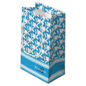 Pas Baby Blue Volleyball aan Klein Cadeauzakje (Achterkant Gekanteld)