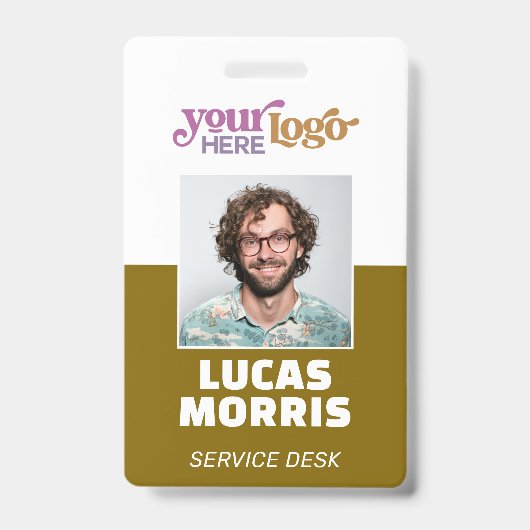 Pas Badge Beveiliging Personeel/Activiteit ID met  (Voorzijde)