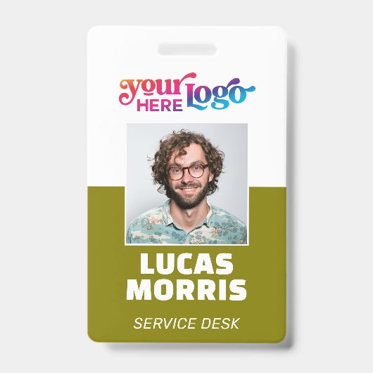 Pas Badge Beveiliging Personeel/Activiteit ID met (Voorzijde)